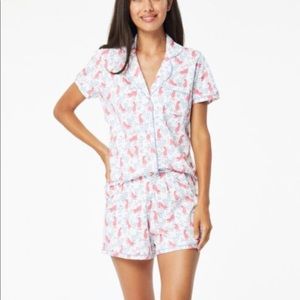 iso cheetah garden roller rabbit pajamas